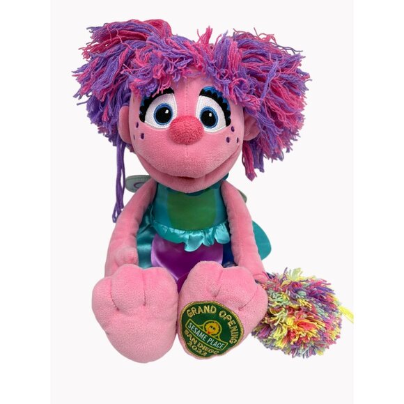 Sesame Place Abby Cadabby 16in Plush Doll Fairy Flower 2022 Grand Opening - Picture 2 of 6